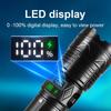 NEW 99000000LM Most Powerful LED Flashlight Rechargeable Type-c Flashlight Long Range Tactical Torch Light For Fishing Hunting
