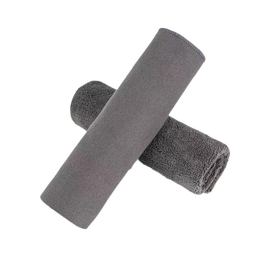 2-pack double-sided car cleaning cloths 30×30cm for car interiors and home use. Soft and absorbent, multifunctional car cleaning cloth.