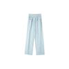 Women's Plus Size High Waist Striped Wide Leg Pants for Spring and Summer