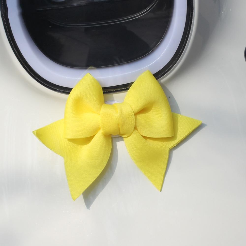 Lightweight Motorcycle Helmet Bow Self Adhesive Electric Bike Tail Decor Scooter Accessories