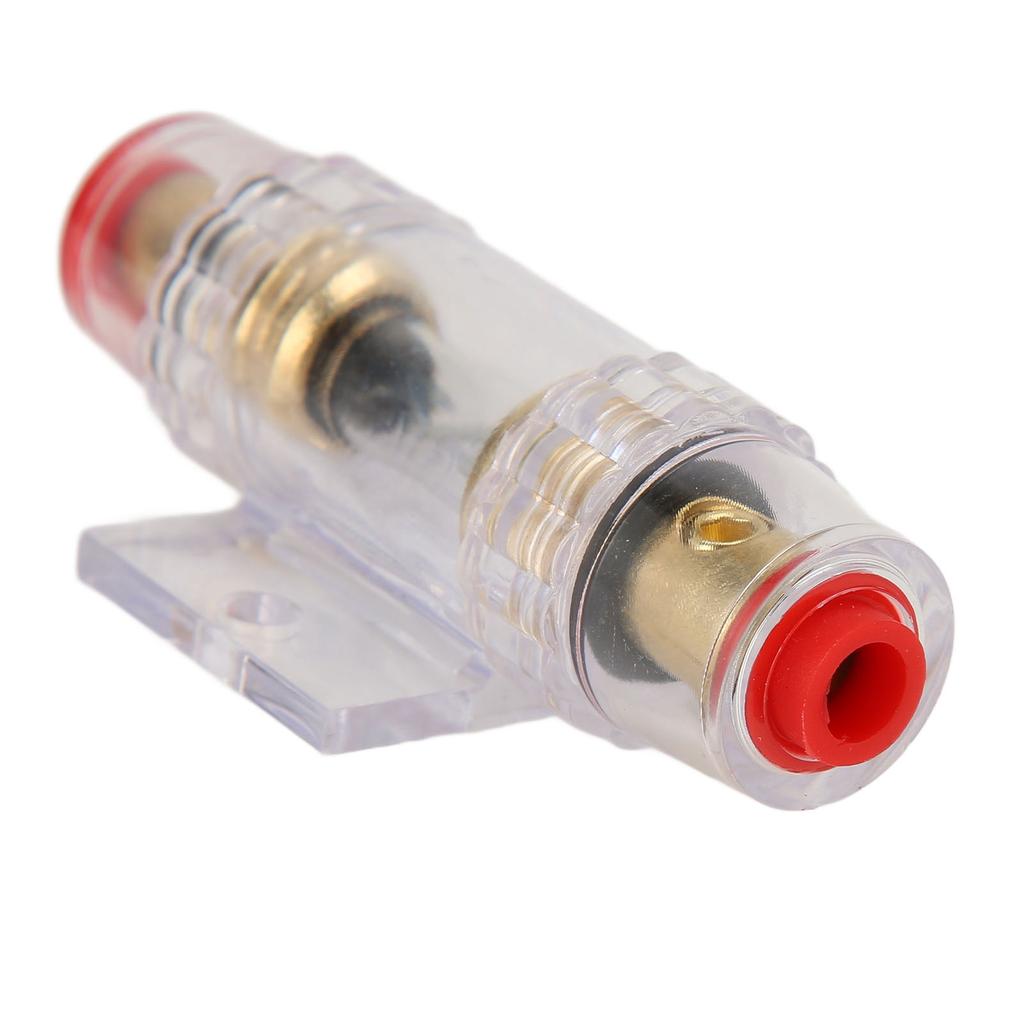Porte-fusible AGU simple en ligne pour audio de voiture 60A résistant aux hautes températures pour fil 4AWG 8AWG