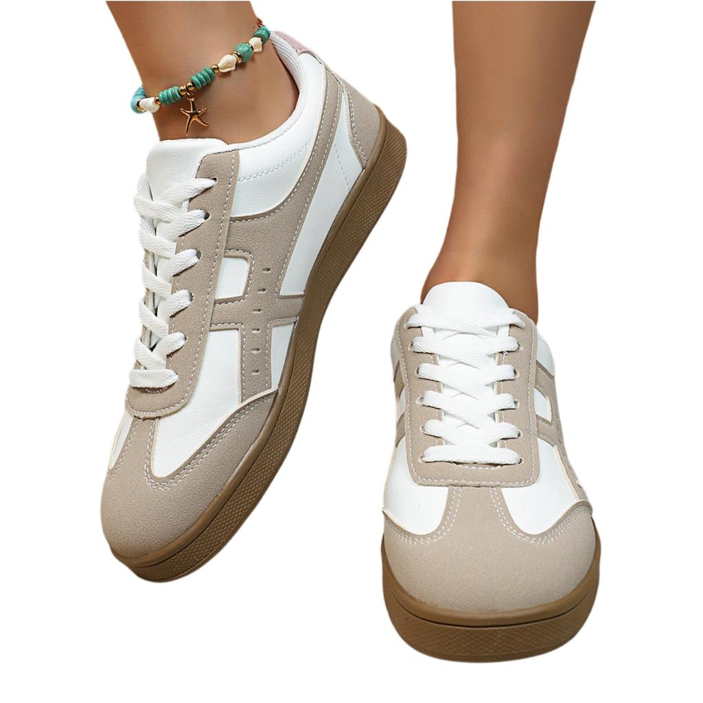 Women's Low Top Casual Sneakers Lightweight Breathable Soft Sole Comfortable Slip Resistant Athletic Shoes for Everyday Wear