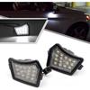 2Pcs White LED Under Side Mirror Puddle Light Lamp for Volvo S60 S 80 V70 Jaguar XF XK XFR XE-Type XJ-Type Xenon White