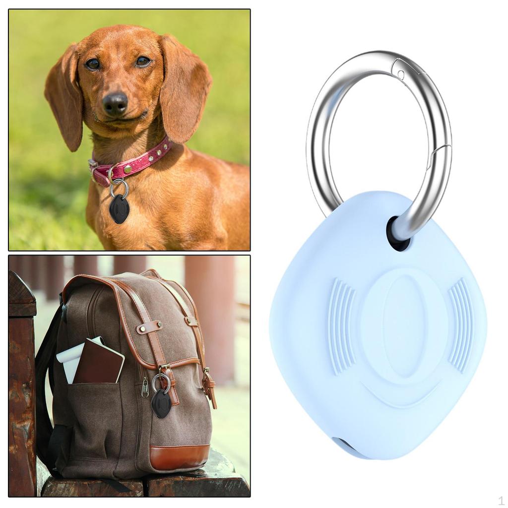 Tag Compatible Protective Case, Soft Silicone Anti-Scratch Lightweight Skin Holder with Keychain