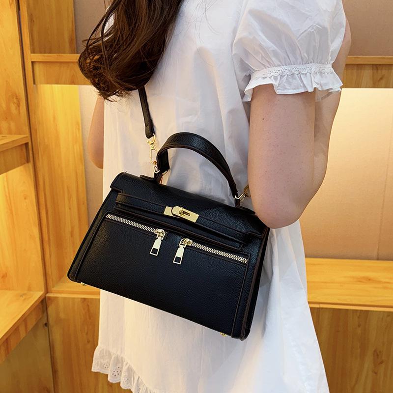 Women's Classic Kelly Style Crossbody Bag - Versatile Shoulder Handbag for Trendy Work & Commute