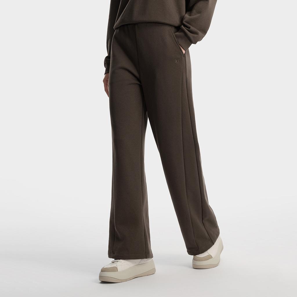FILA Heritage Yodar Pants Fashion Classic Comfortable Elegant Versatile Casual Pants Women pants Rust-Brown F11W618611FBN