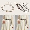 Bohemian Cotton Linen Handmade Waist Belt For Women With Knot Closure For Casual Dresses