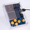 Pixel Game Console Production Kit 51 Single-chip Game Console DIY Kit for Snake/Plane Game