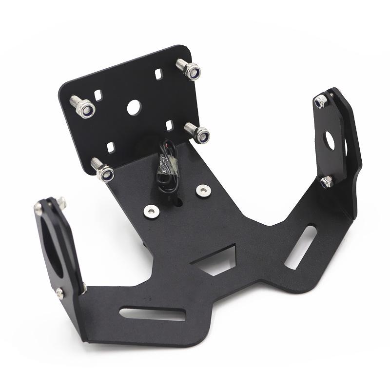 Fit for Yamaha MT15 MT125 ABS MT-15 MT-125 Motorcycle License Plate Holder Tail Eliminator LED Lights Registration Plate Bracket