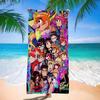 S-Scott Pilgrim vs the World Beach Towel Bath Towels for Girl Microfiber Quick Dry Custom Sand Free Beach Yoga Spa Gym Pool