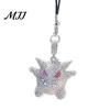 Cute Devil Elf Car Decoration Bling Accessories, Rhinestone Rear View Mirror Funny Rearview Decor Charm, Halloween Auto Interior Hanging Pendant