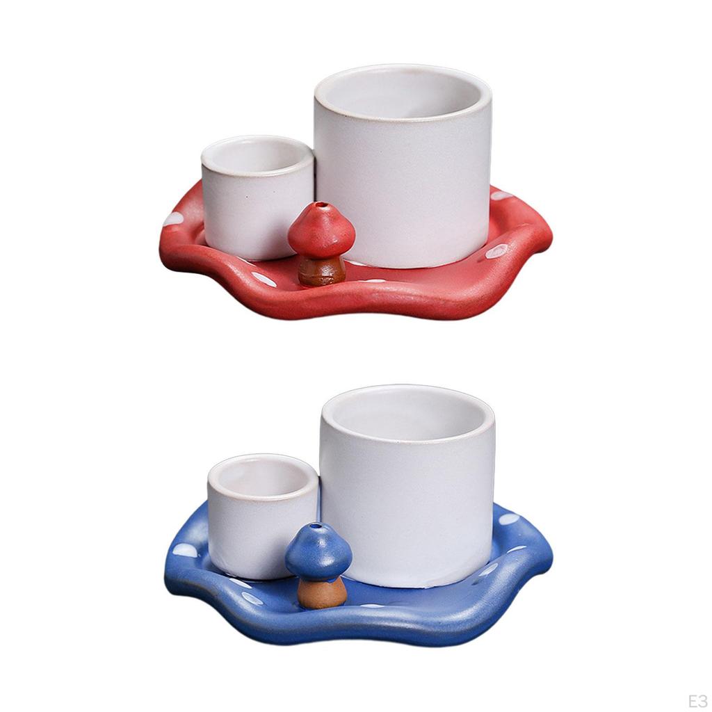 Ceramic Holder for Desk, Bathroom, Hotel, Bedroom