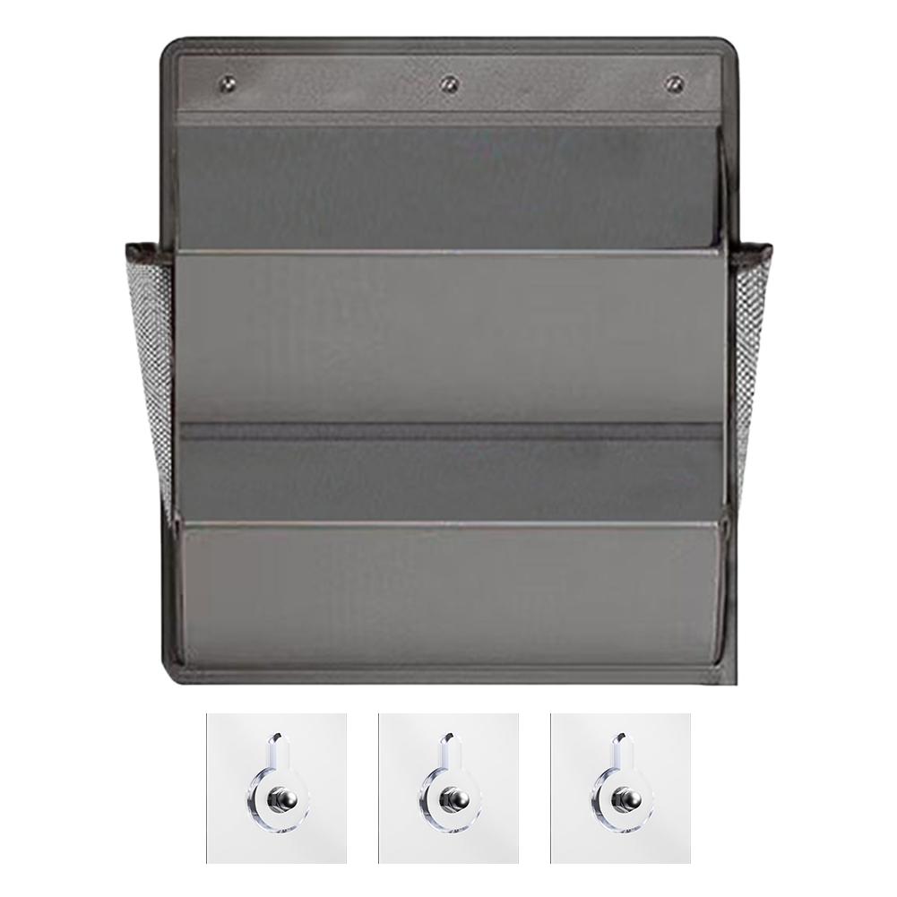 Sticky Back Shoe Organizer with Deep Pockets Wardrobe Door Rack Hanging Closet Storage Bag for Hat Toiletry RV Accessories 3990₽