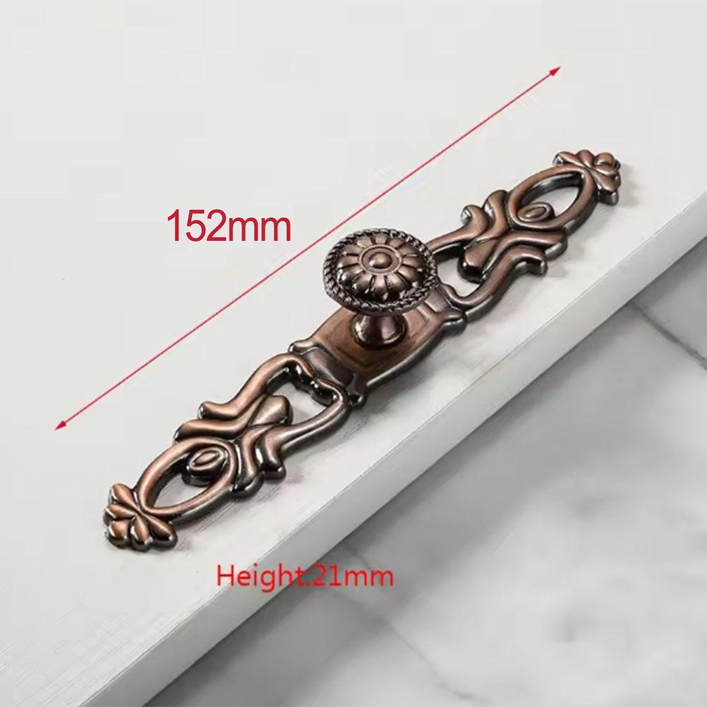 Retro Cabinet Pulls Vintage Red Bronze Door Handles Kitchens  Furniture Door Handles Wardrobe Drawers Knobs Furniture Hardware