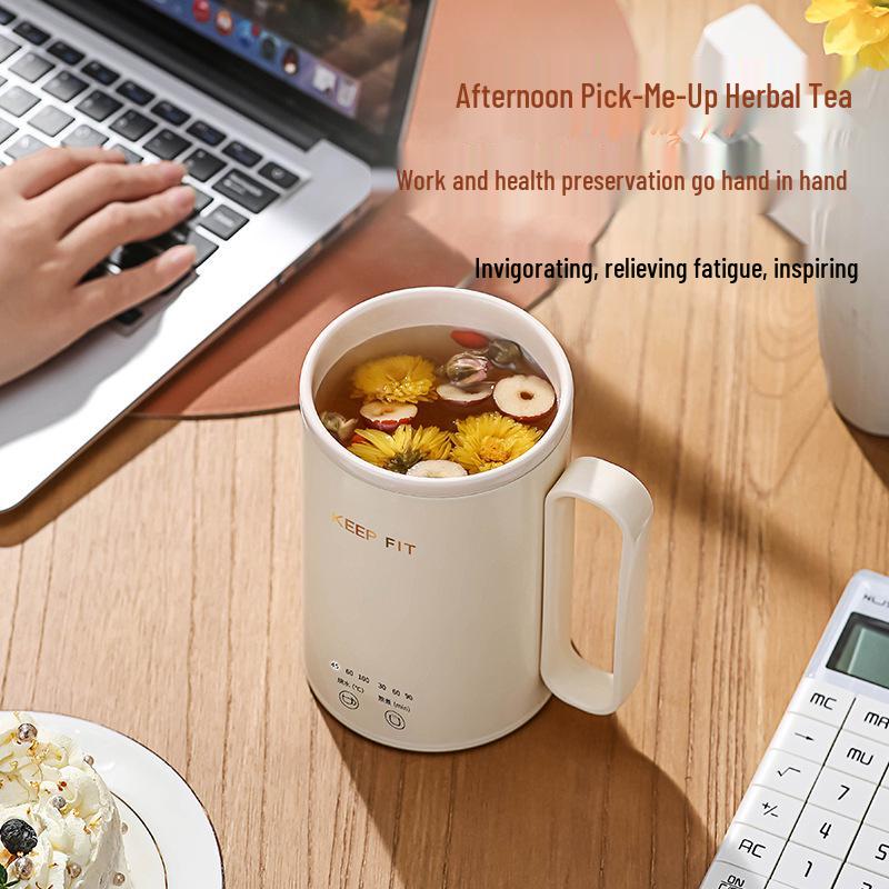 Multi-Use Smart Electric Insulated Travel Cup: Cook, Heat, Stew, and Warm Drinks