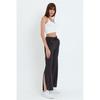 Women's Pocketed Slit Sweatpants Trousers