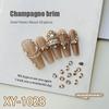 50Pcs Zircon Nail Diamond Decoration Mixed Loading Stereoscopic Nail Accessories Nail Painting Nail Salon Nail Artists