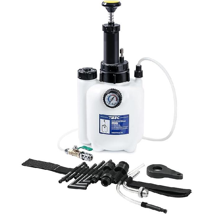 Transmission Fluid Transfer Pump,3L Manual Refill System Dispenser With Pressure Gauge,Automotive Transmission Dispenser Pump Tool Set Oil With 12Pc