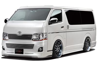Aoshima Bunka Kyozai 1/24 The Tuned Car Series No. 28 Toyota Silk Blaze TRH200V Hiace Ver. III 2010 Plastic Model Kit, 10