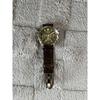 SEIKO Chronograph Green Dial Brown Leather Belt