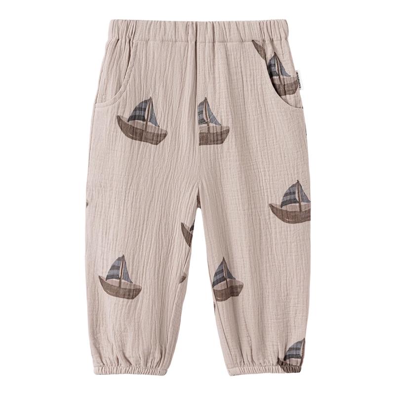 Babylove Summer Breathable Cotton Gauze Mosquito Jogger Pants 110