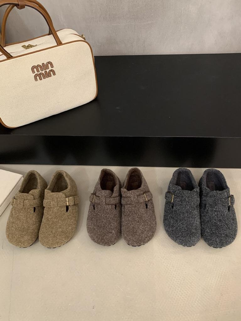 Soft-soled Retro Thick-soled Bag Head Half Slippers Women's Outer Wear 2025 Lazy One-pedal Muller Shoes Felt Shoes Tide