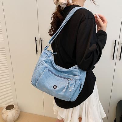 Damentasche Denim Kleine Tasche Schulter Crossbody Tasche