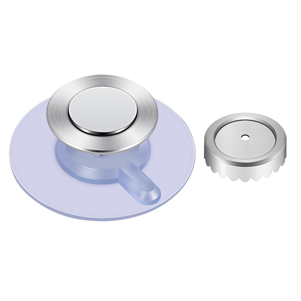 Magnetische Seifenschale Wandmontiert Edelstahl Magnetischer Seifenhalter für Küche Badezimmer Saugknopf