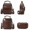 Head Layer Cowhide Men's Shoulder Bag Casual Simple Vertical Small Leather Handbag