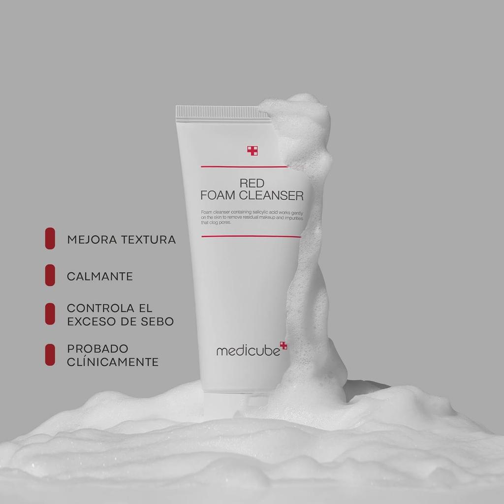 Medicube Red Foam Cleanser 230 ml - Deep Cleansing. Removes Impurities. Regulates Sebum