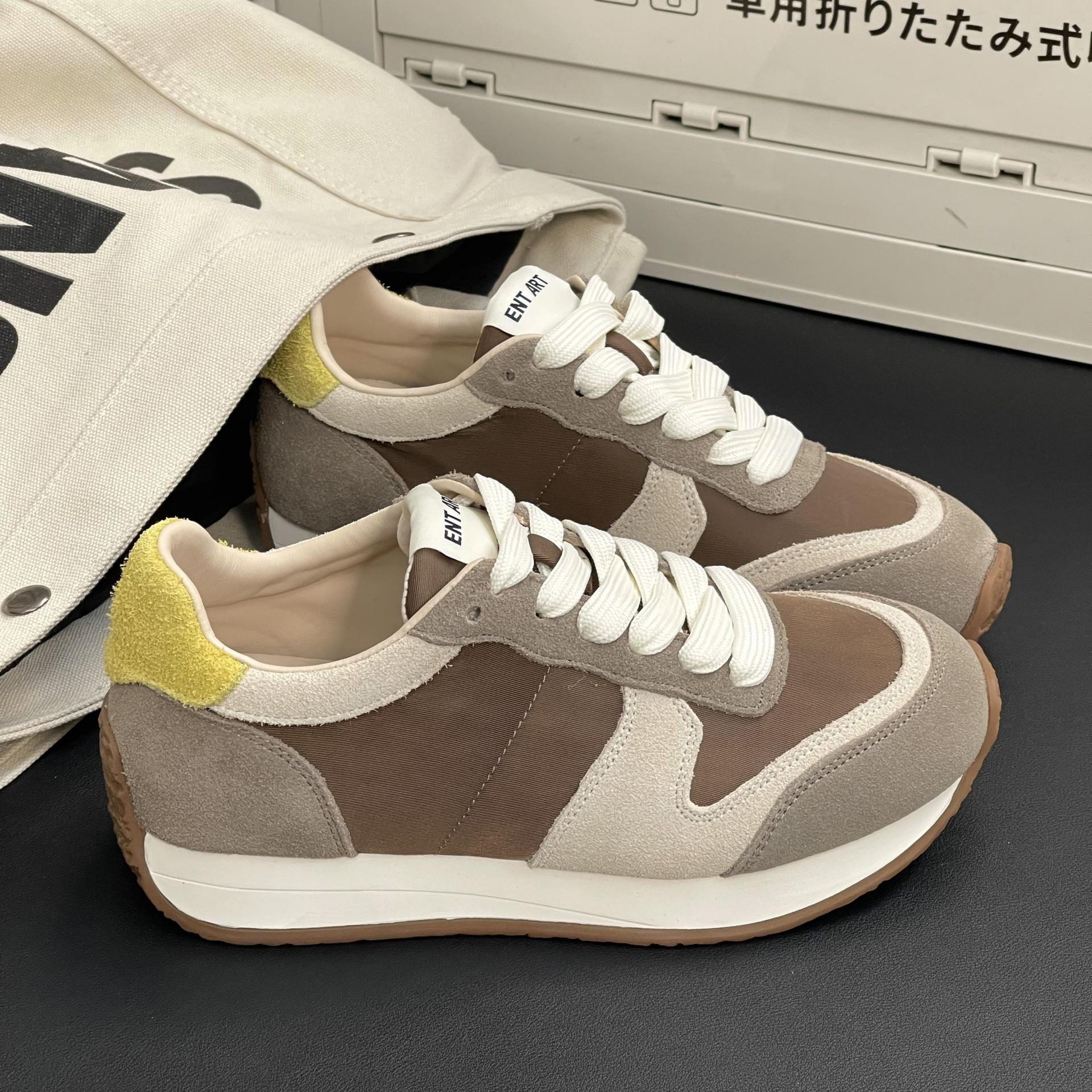 

Flat bottom versatile new spring soft bottom comfortable casual fashion color matching 36 мох зеленого