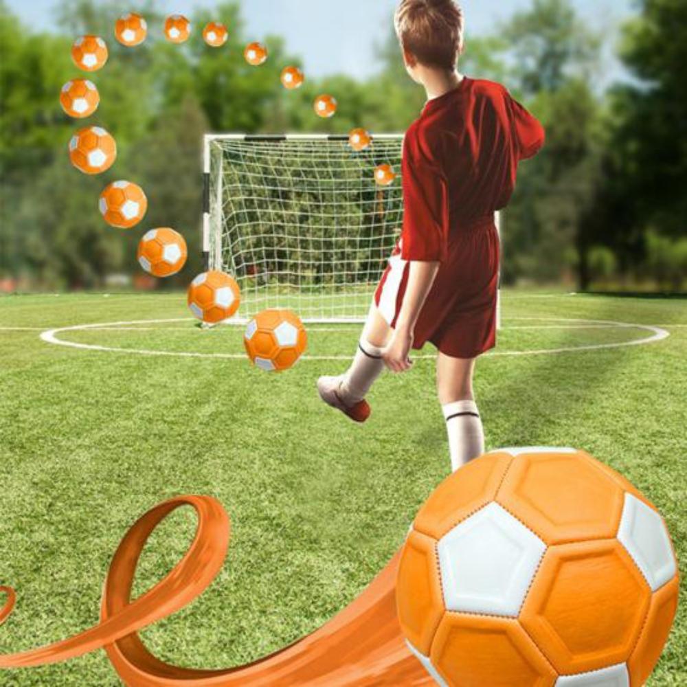 Soccer Ball with Twist Effect, Neon, Contoured, Curve, Sports, 5