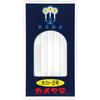 Kameyama Large Candles, Size 2, 225g, 30 Pieces, Approx. 1 Hour 20 Minutes