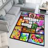 Turtles Time Retro Arcade Art Carpet Doormat Printing Art Bathroom Mat Room