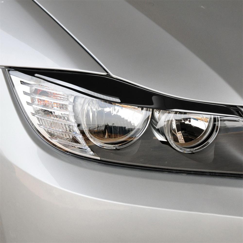2 stk Svart Øyelokk Øyenbryn Deksel for BMW 3-serie E90 E91 2009-2011 2012