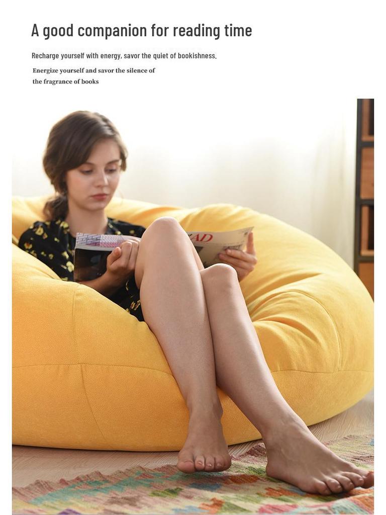 Available Removable & Washable Lazy Sofa Bean Bag Chair for Living Room, Bedroom, Balcony, Tatami, Bathhouse