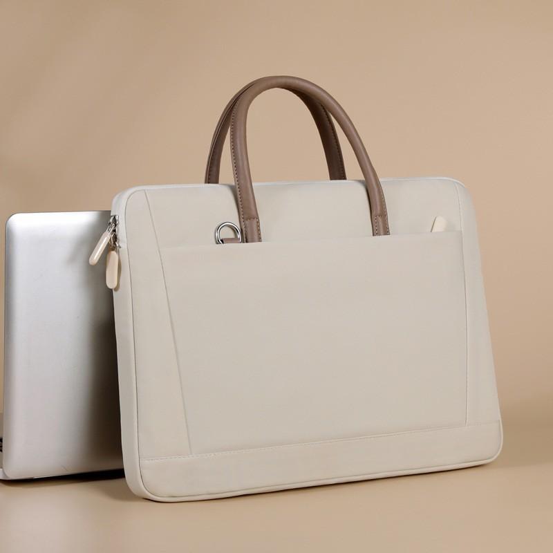 TS JYL laptop bag,Shoulder Laptop Handbag Women Slim Document Bag Business Commuter Briefcase