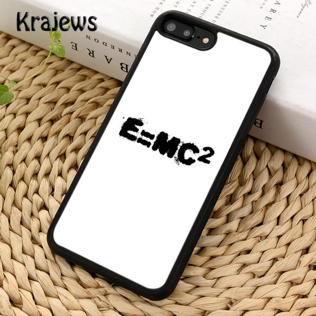 Krajews Physic Equations E=mc2 Math Phone Case Cover For iPhone 17 Air 16 15 14 Plus 11 12 13 Pro Max Coque Fundas