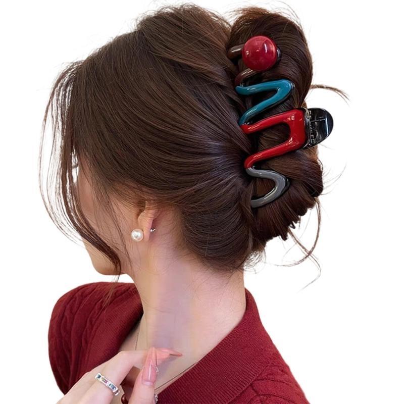 Trendy Hair Clip for Women Stylish Barrettes Gentle on Fine Hair Suitable for Professional Occasion and Night Event