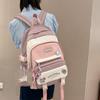 Ins Students School Bags Multi Pockets Large Handbag Cute Teenage Shoulder Bags  Girl
