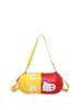 Dopamine Bag Sports Bag Contrasting Color Trend Cylindrical Capsule Bag Wind Personality Funny Oblique Span Bag