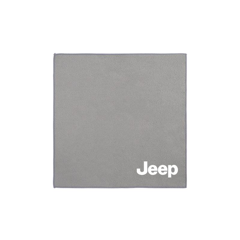Cup Holders Car Wash Rag Microfiber Towel Cleaning Washcloth Dry Cloth For Jeep Grand Cherokee Wrangler JK Gladiator Compass Ren