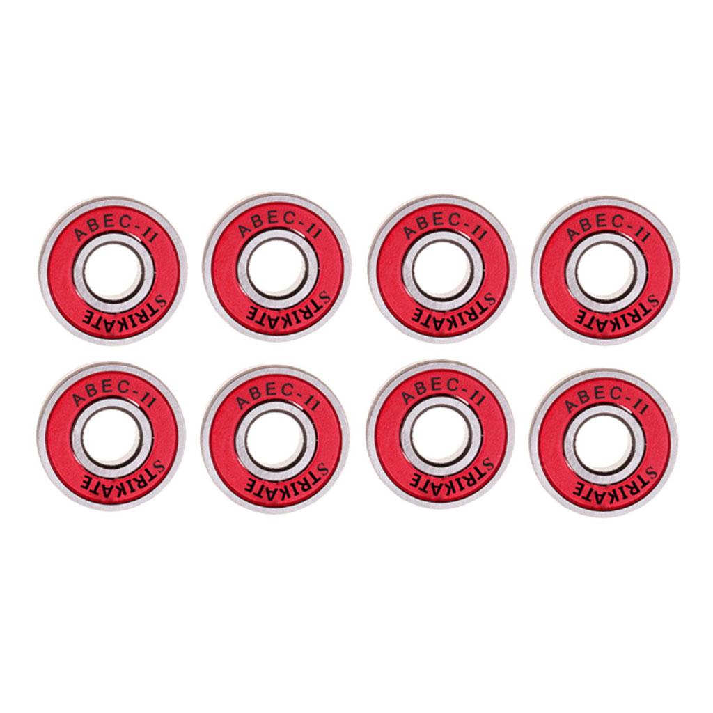 

8 Pcs 608RS-ABEC 11 Skate Bearings Quality Steel Bearings High Performance Scooter Bearings Skateboard Longboards Ball Bearings червоний