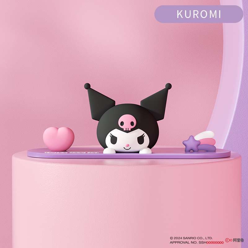 2026 Anime Sanrio Dashboard Mini Plush Kuromi My Melody Cinnamoroll Car Ornament Kawaii Mini Figurine Cute Decor Gifts