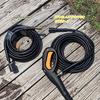 <HOTEISON> Ryobi High-Pressure Washer Extension Hose, Flexible, 40MPa, 60℃, M22 Female Thread (15mm Shaft) x M22 Male Thread (15mm Inner Diameter), 8M