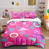 Colorful Geometric Decor Set Soft Comfortable Duvet Cover Bedding Set Included 1*Duvet Cover & 2*Pillowcases, Gift