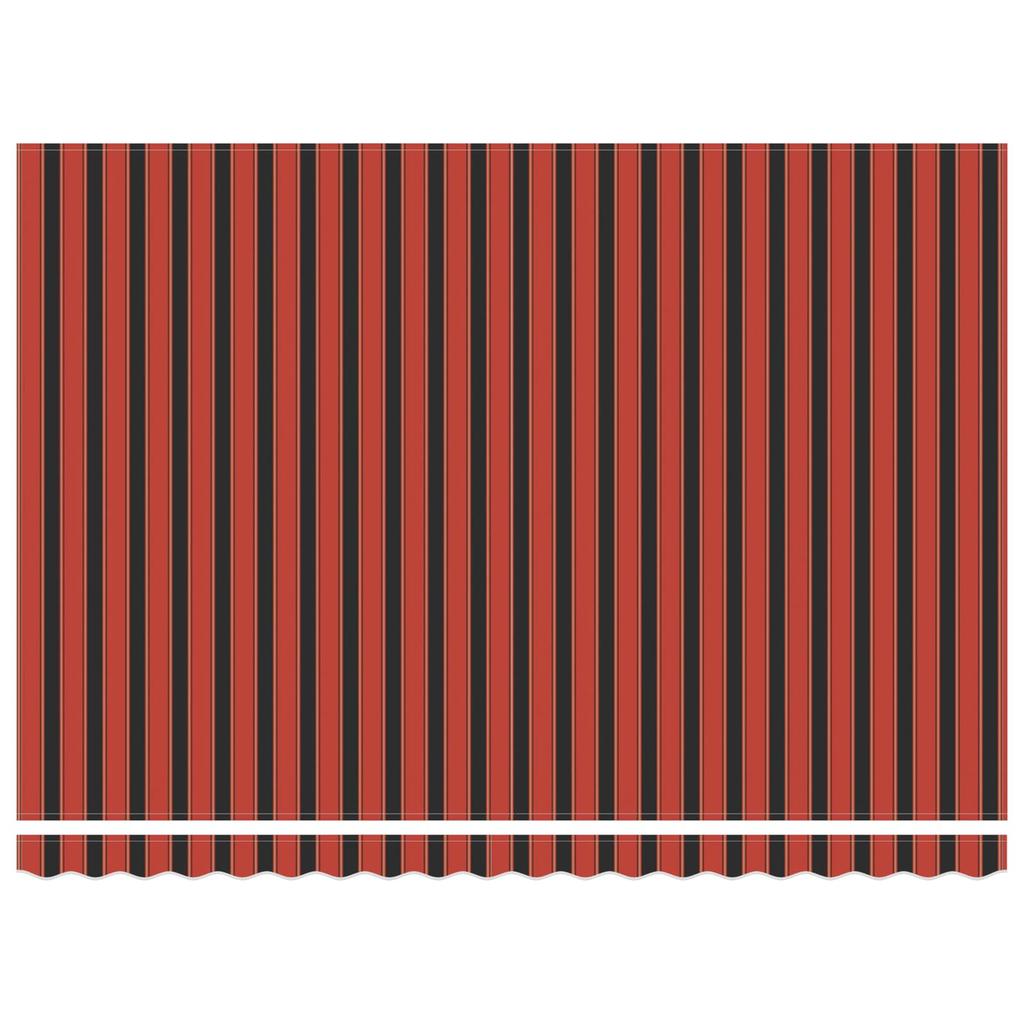 Retractable Awning Orange and Brown 450 X 300 X 165 Cm