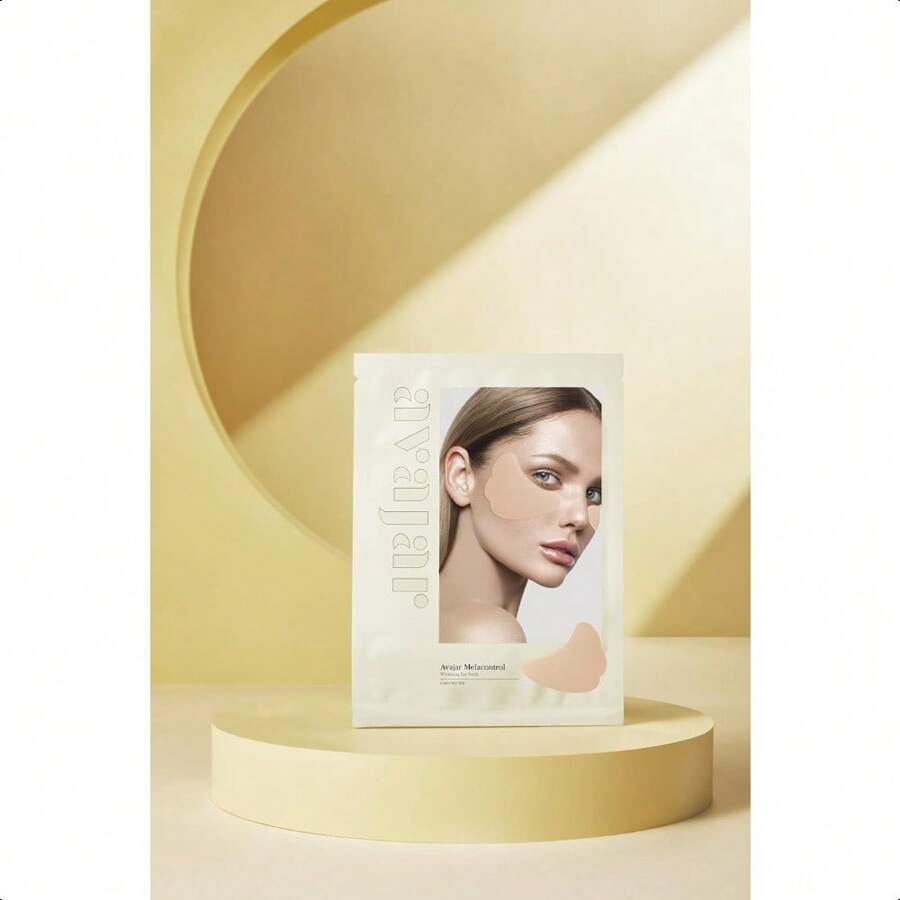 Avajar Melacontrol Augenpflaster (10 Stück)- Koreanische Hautpflege I Augenmaske für UV-Schutz & fahle Haut I Mit Niacinamid & Centella I Golf