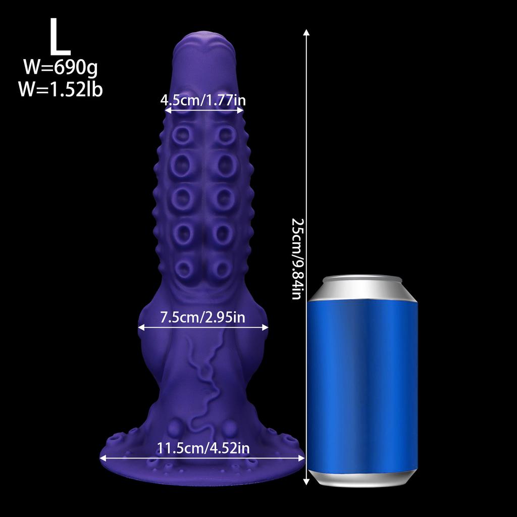 Octopus Tentacle Shaped Octopus Premium Silicone Anal Plug Penis Soft Anal Expansion Sex Toy