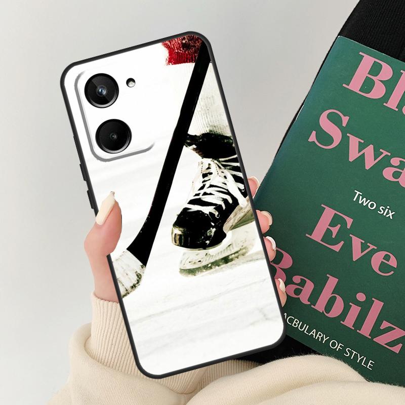 Hot Sport Ice Hockey For Realme C67 C55 C53 C51 C35 C33 C30 C21Y C25s C15 9 10 11 12 Pro Plus GT Neo 5 6 Case